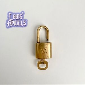 Authentic Louis Vuitton Padlock and Key